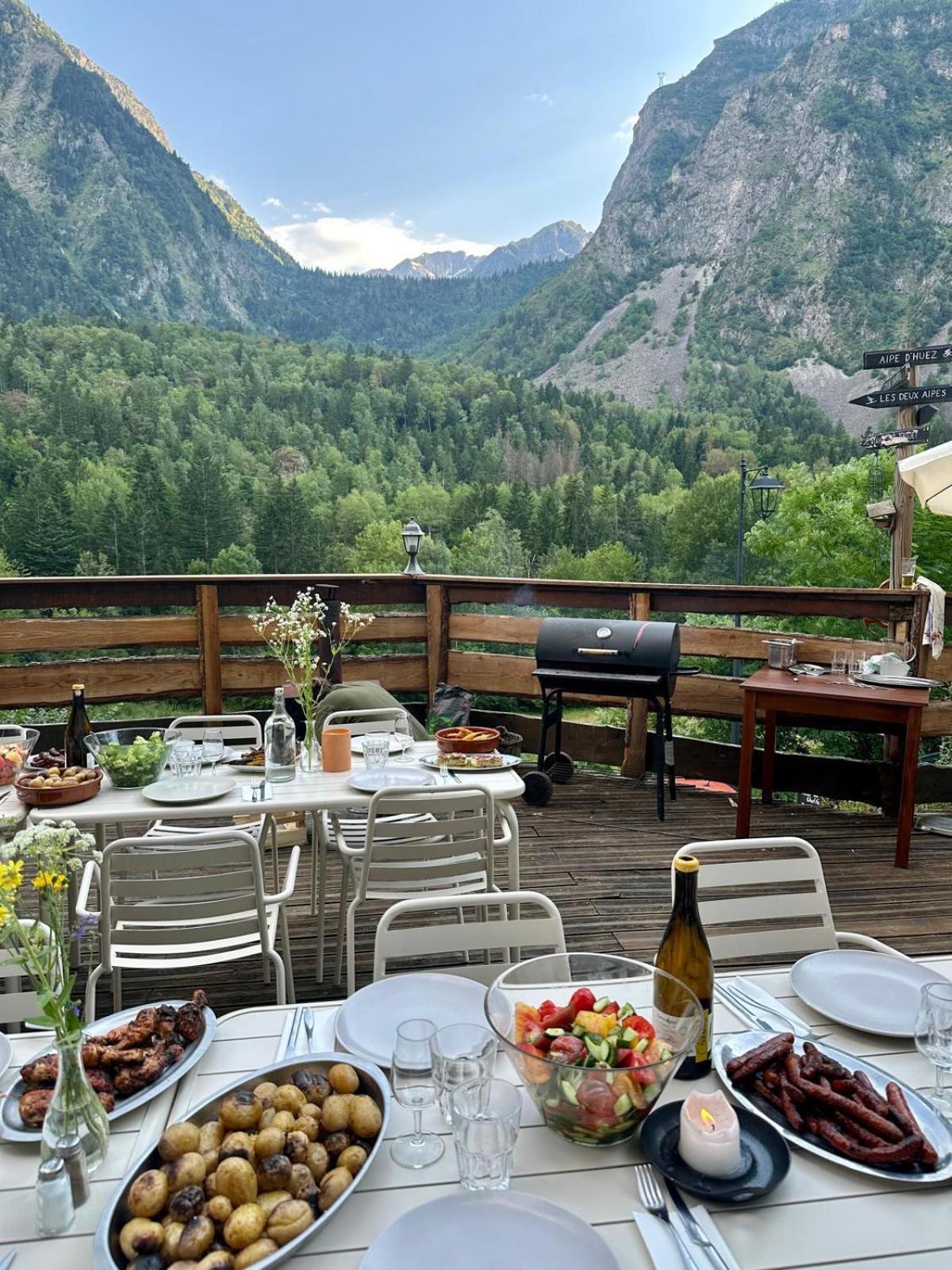 Hotel Au Bon Accueil Les Deux Alpes Exterior foto