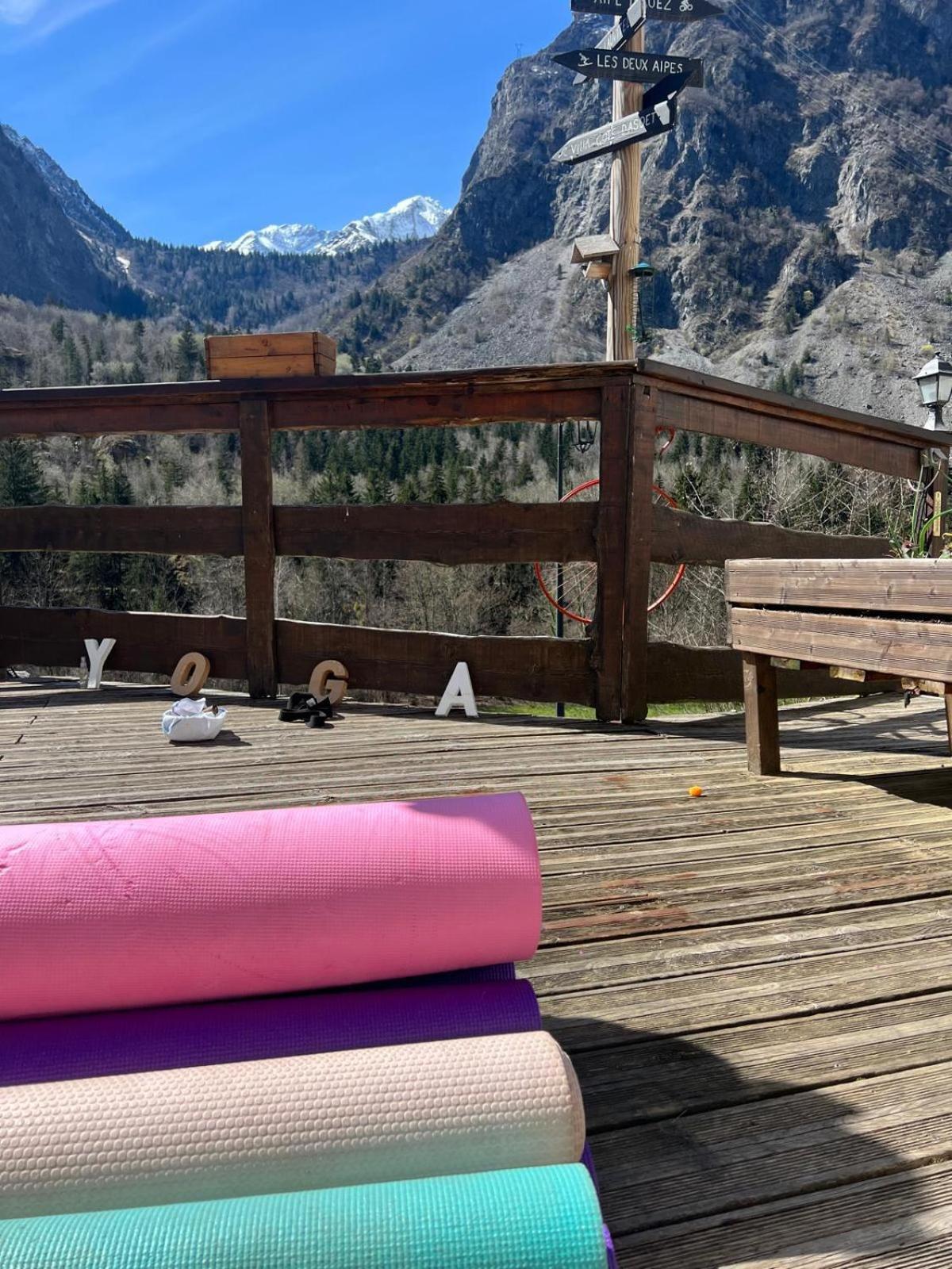 Hotel Au Bon Accueil Les Deux Alpes Exterior foto