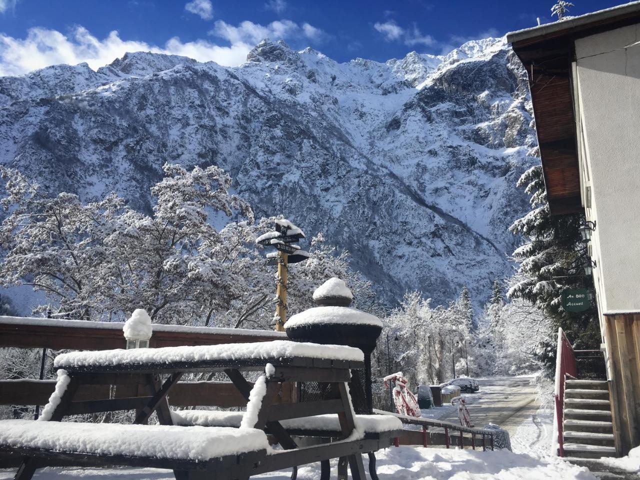 Hotel Au Bon Accueil Les Deux Alpes Exterior foto